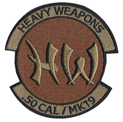 Security Forces Combat Arms (CATM) Heavy Weapons Patch - 2 pack